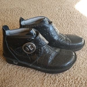 Alegria black ankle boots size 41